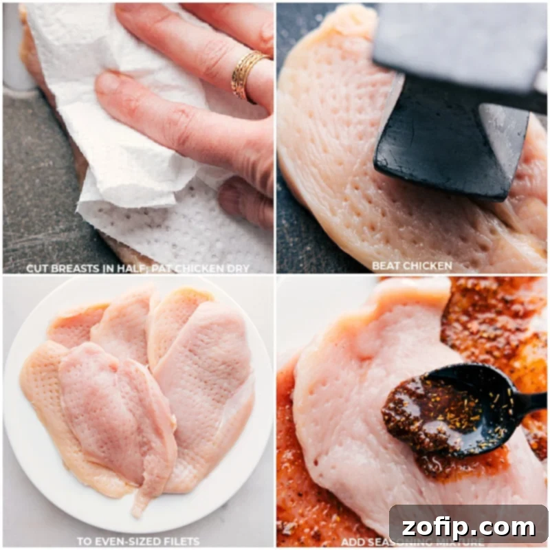 The Ultimate Chicken Rub 3 Perfectly seasoned chicken breasts ready for grilling, showcasing the rub.