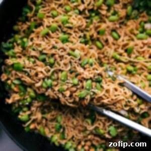 Your New Obsession Peanut Butter Ramen 2 A perfectly portioned bowl of Peanut Butter Ramen, showcasing its appealing colors and textures, ready to be served.