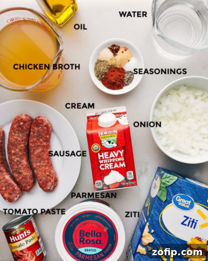 Ingredient shot-- image of all they ingredients used in this dish