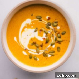Velvety Pumpkin Curry Soup 3 A bowl of pumpkin curry soup ready to be enjoyed.