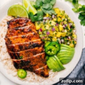 Tropical Pineapple Chicken and Rice 3 Delicious Pineapple Chicken and Rice with fresh pineapple salsa