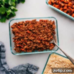 Ground Turkey Meal Prep ready to go, featured prominently.