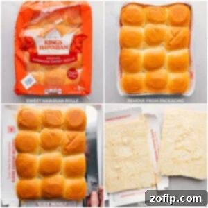 Visual guide for slicing Hawaiian rolls horizontally for sliders