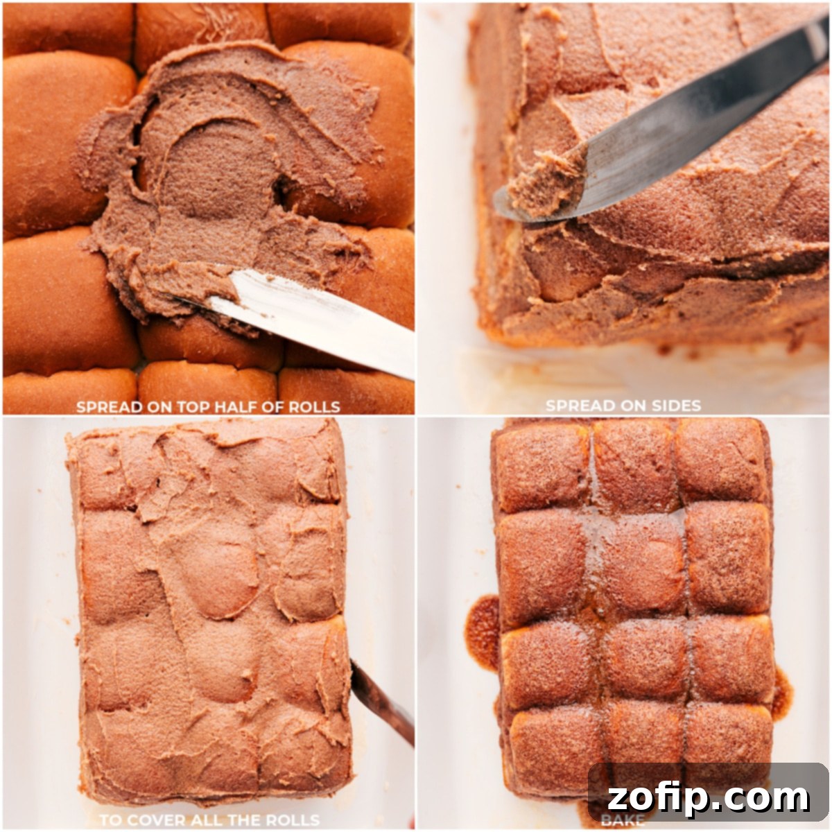 Freshly baked Hawaiian Cinnamon Rolls generously topped with cream cheese glaze, glistening and ready to be enjoyed.