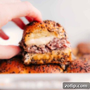 Finished Roast Beef Sliders