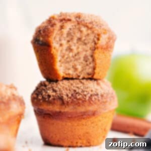 A plate of freshly baked Healthy Applesauce Muffins, perfectly golden with a crunchy cinnamon-sugar topping, ready to be enjoyed.