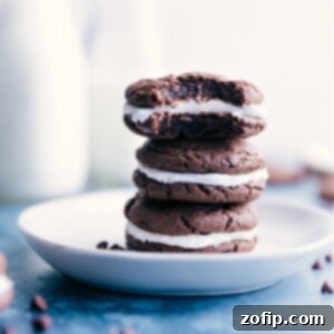 Ultimate Homemade Oreos 8 Delicious Homemade Oreos with creamy white filling