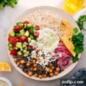 Greek Beef Bowls recipe image