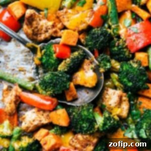 One Pan Healthy Chicken and Veggies