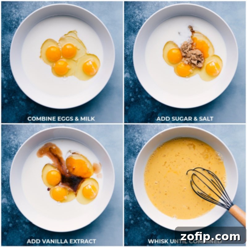 Crushed Cinnamon Toast Crunch cereal in a bowl, prepared for coating French Toast Sticks.