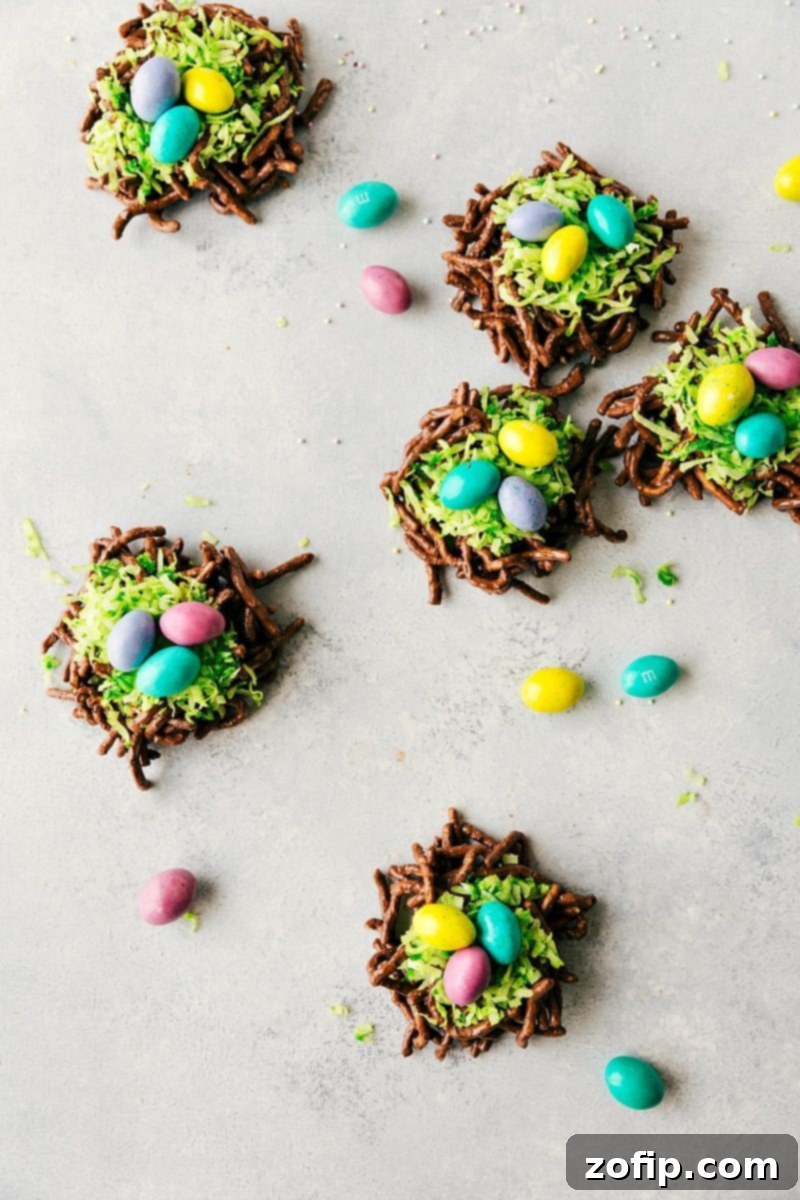 4 Easy Easter Treats 11 A detailed close-up of the delightful Easter treats, showcasing their fun and festive details, perfect for inspiring spring celebrations and family baking.