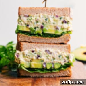 Creamy Chicken Avocado Sandwich