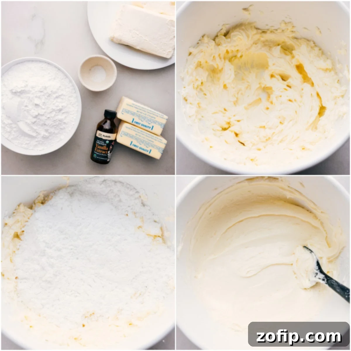 The Best Cream Cheese Frosting To Top your Carrot Cake A bowl of freshly prepared, smooth and creamy cream cheese frosting being mixed to perfection, ready to top the carrot cake.