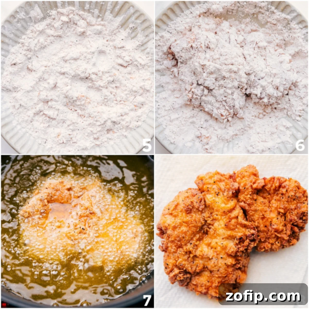 Golden and crispy chicken pieces freshly fried, showcasing the perfect breading and ready to be assembled into delicious chicken sandwiches.