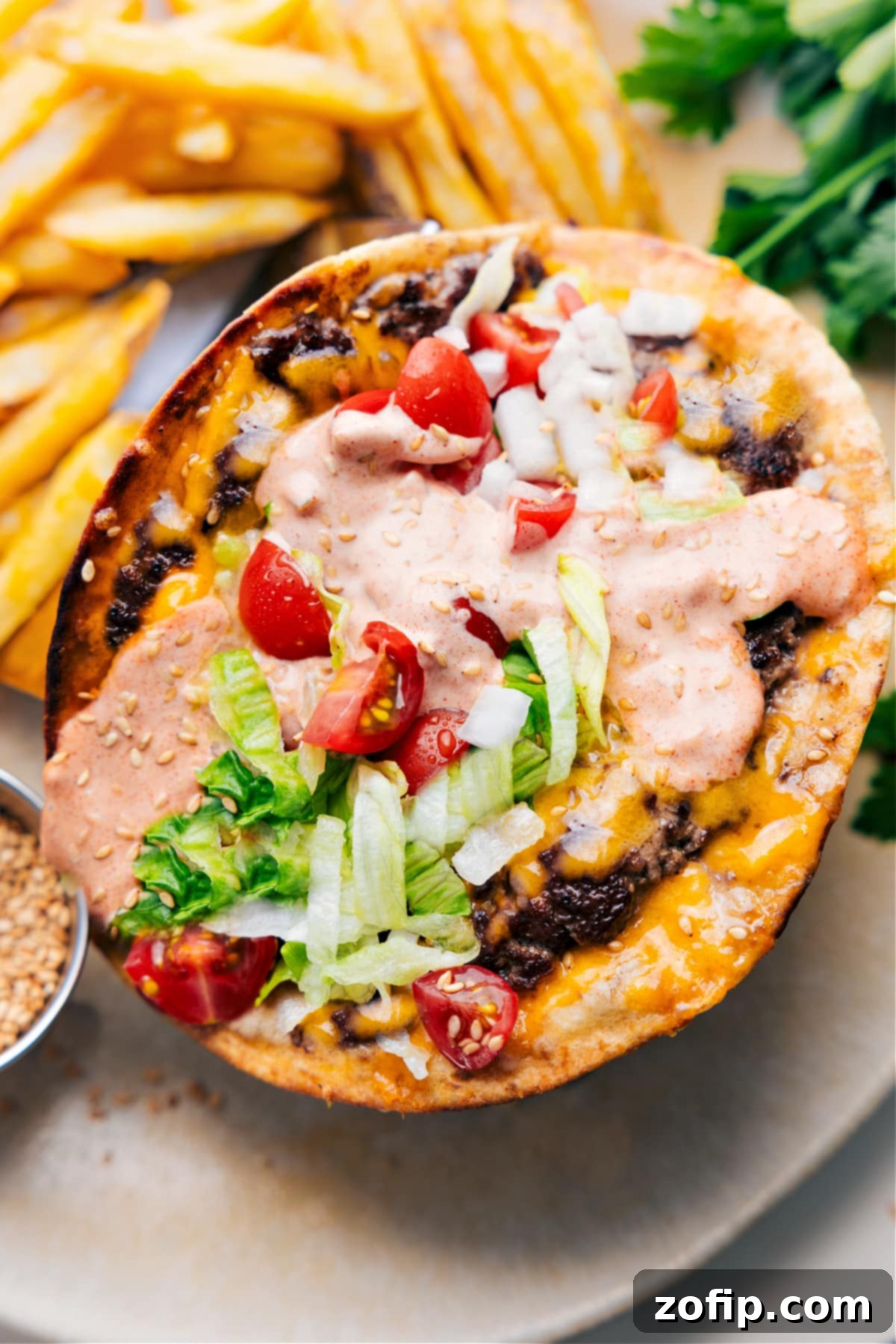 Smash Burger Tacos loaded up and ready to steal the show. Sauce, toppings, and crispy edges in every bite.