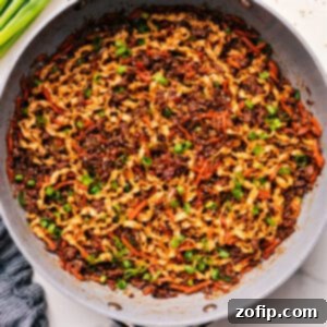 Beef Noodle Bliss 3 A vibrant bowl of Beef Noodle Bowls, perfectly prepared and ready to enjoy.