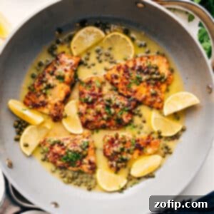 Easy Chicken Piccata Perfection 3 Delicious Chicken Piccata with lemon and capers.