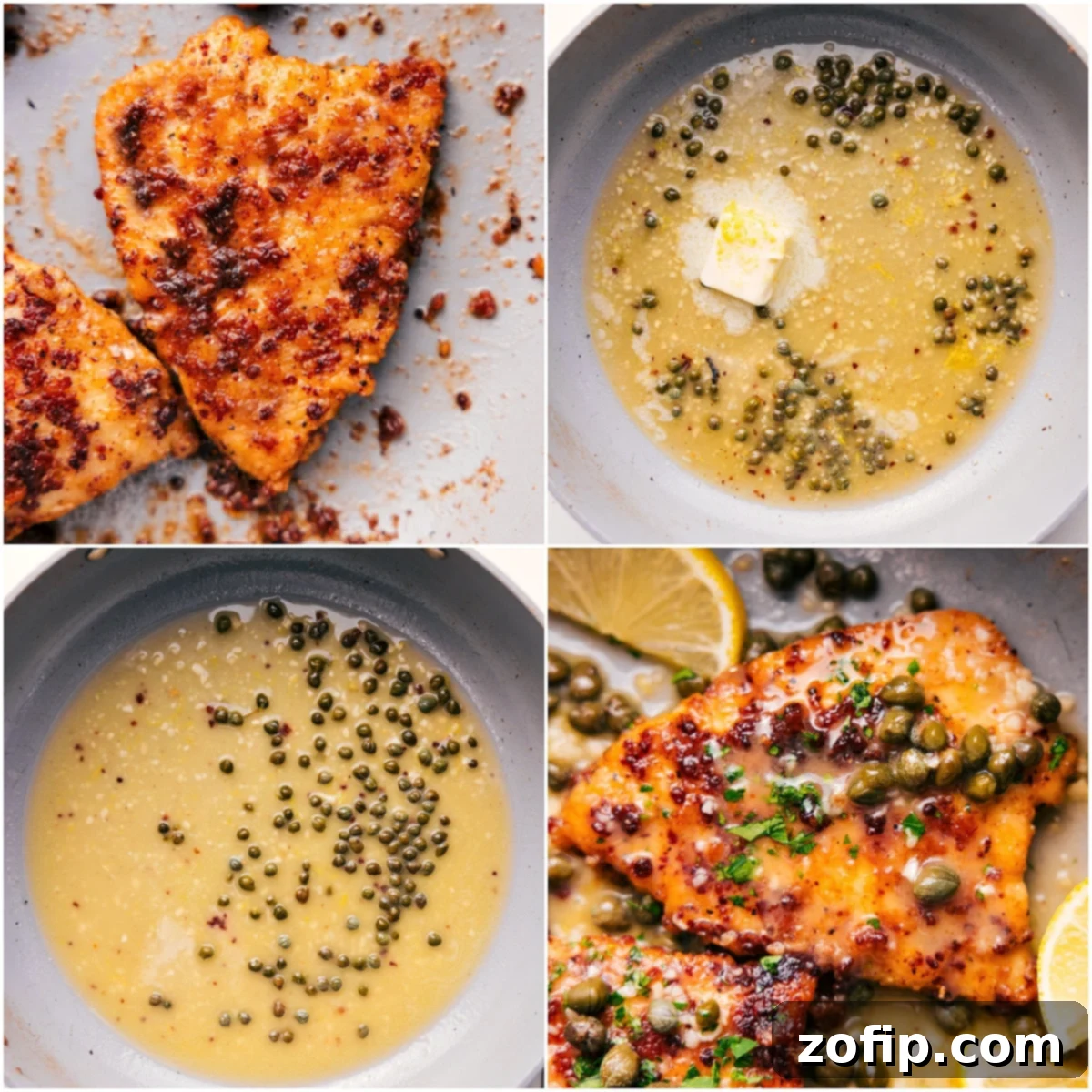 Step-by-Step Guide: How To Make Chicken Piccata Perfectly cooked Chicken Piccata with a rich lemon butter sauce and capers, ready to be enjoyed straight from the skillet.