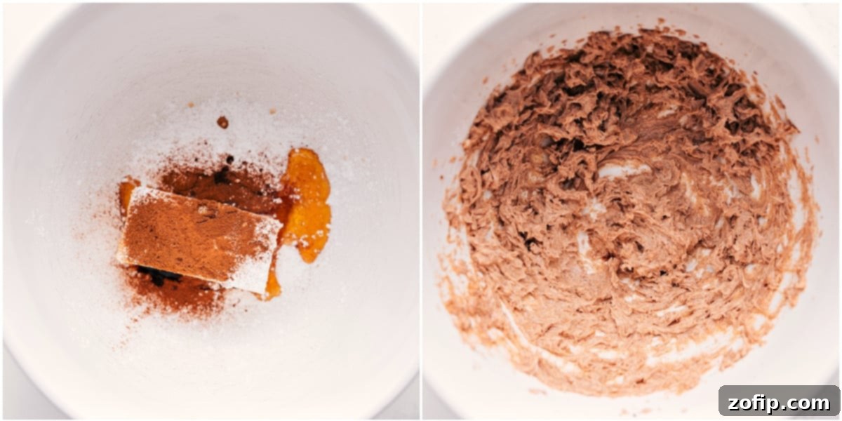 All the meticulously measured ingredients are now beautifully mixed together in a bowl, showcasing the creamy, light, and perfectly combined texture of the homemade honey butter recipe, ready for serving or storage.