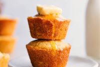 Golden Fluffy Cornbread Muffins