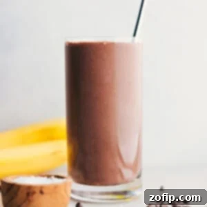 The best Chocolate Protein Shake recipe that tastes like a milkshake.
