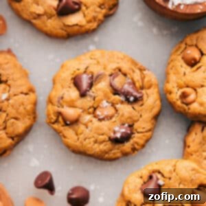 Wholesome Breakfast Cookies 2 A freshly baked healthy breakfast cookie, rich with peanut butter and oats, ready to be enjoyed.