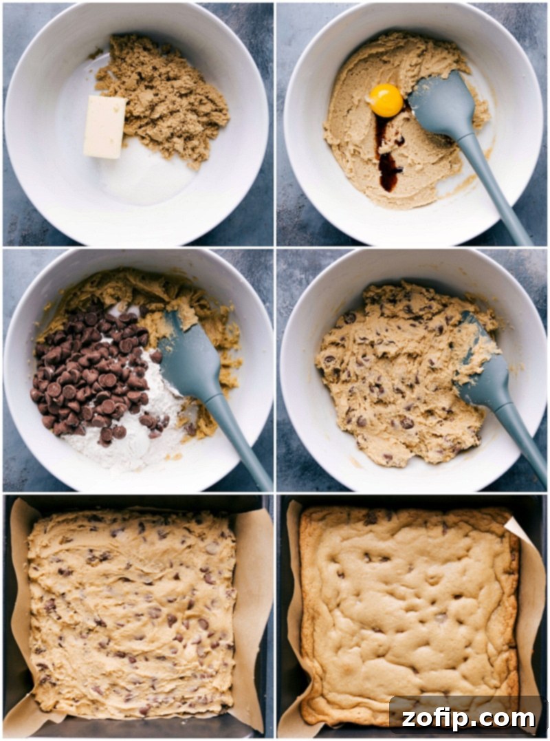 Creating the Cookie Base for Funfetti Bars: Step-by-Step Instructions Preparation of the cookie base for funfetti bars, from mixing ingredients to baking.