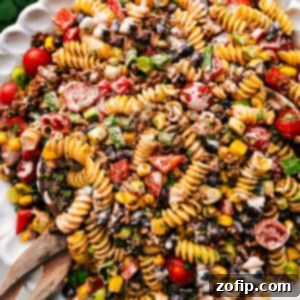 Taco Pasta Salad recipe image
