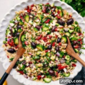 The finished Mediterranean Tuna Salad, beautifully presented and ready to serve.