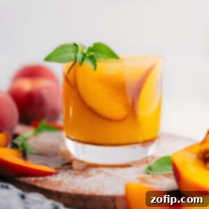 Homemade Peach Lemonade