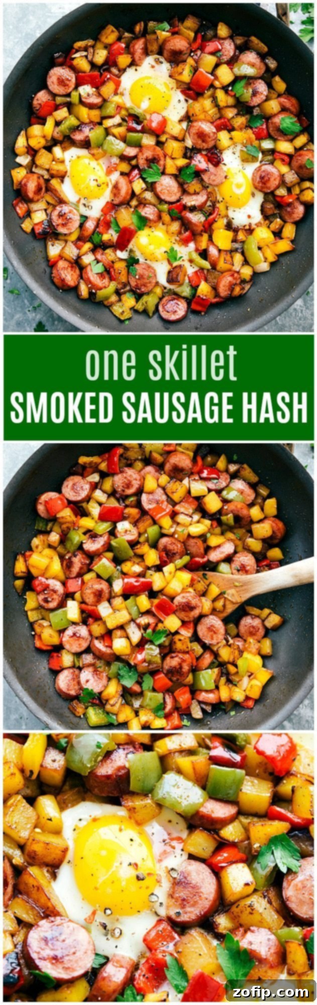 Sheet Pan Sausage and Roasted Vegetables 2 The ultimate best ever ONE POT smoked sausage, potato, and veggie hash! Delicious, healthy, and easy to make!