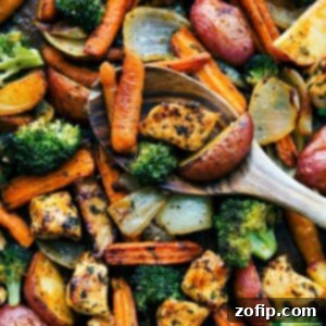 Roasted Garlic Parmesan Chicken and Veggies