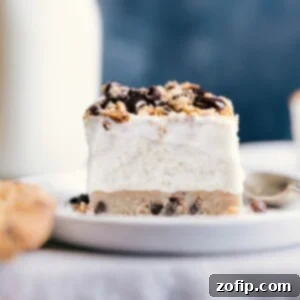 Frosted Cookie Dough Delights 2 Cookie dough ice cream bar on a plate ready for a sweet treat.