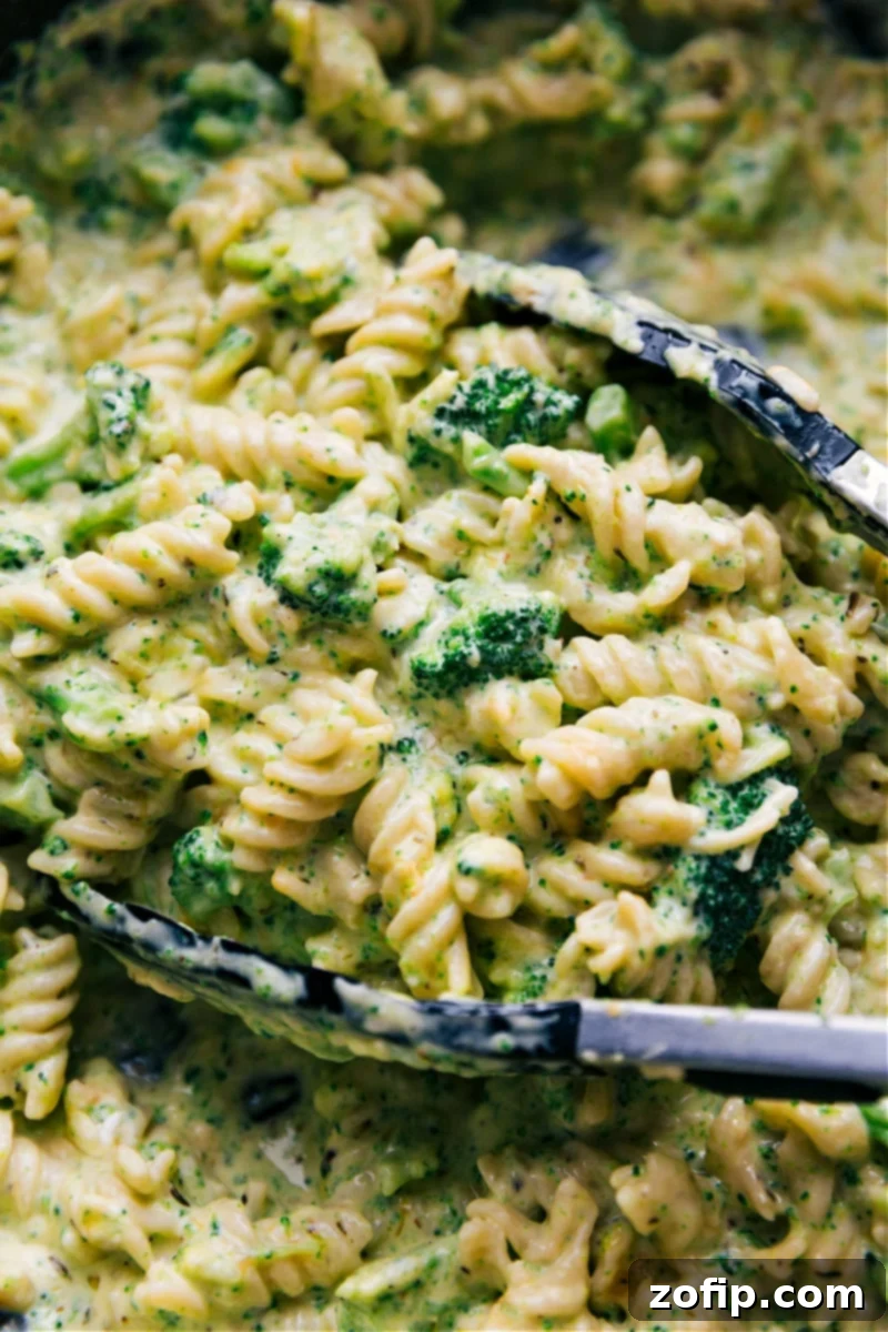 Flavorful Broccoli Pasta ready in under 20 minutes, a perfect easy dinner