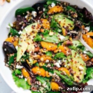 A bowl of vibrant Citrus Quinoa Salad, ready to be enjoyed.