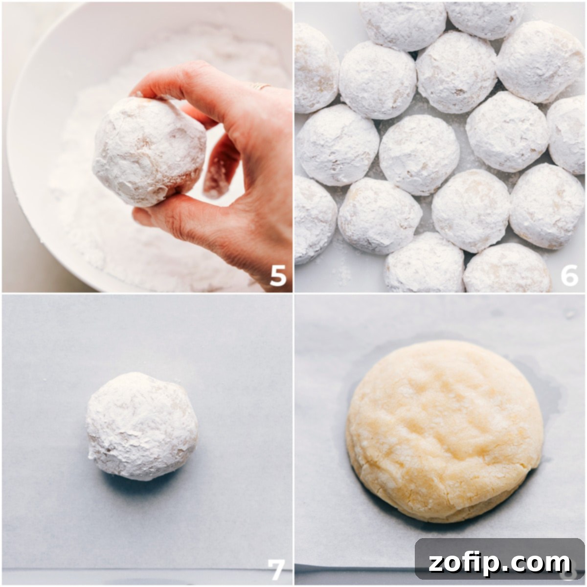 Various lemon cookies with glaze arranged on a white serving plate.