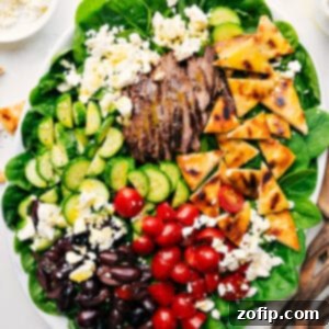 Char-Grilled Steak & Greens Salad 3 Grilled Steak Salad