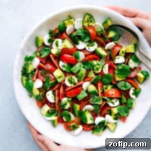 Caprese Salad with Basil Dressing
