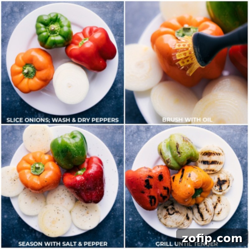 The chicken fajita marinade being poured over chicken pieces in a resealable bag, showing the vibrant color of the spices.