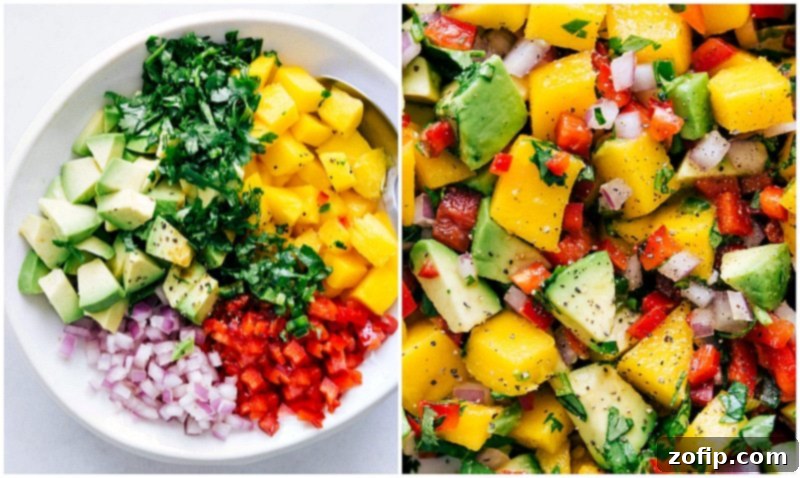 Bowl of freshly cut mango cubes ready to eat or use in recipes.