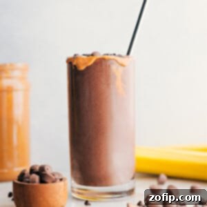 Peanut Butter Muscle Fuel 2 The easiest and best peanut butter protein shake that tastes like a milkshake.