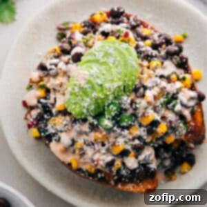 Loaded Sweet Potatoes 3 Delicious Stuffed Sweet Potatoes with Southwestern topping.