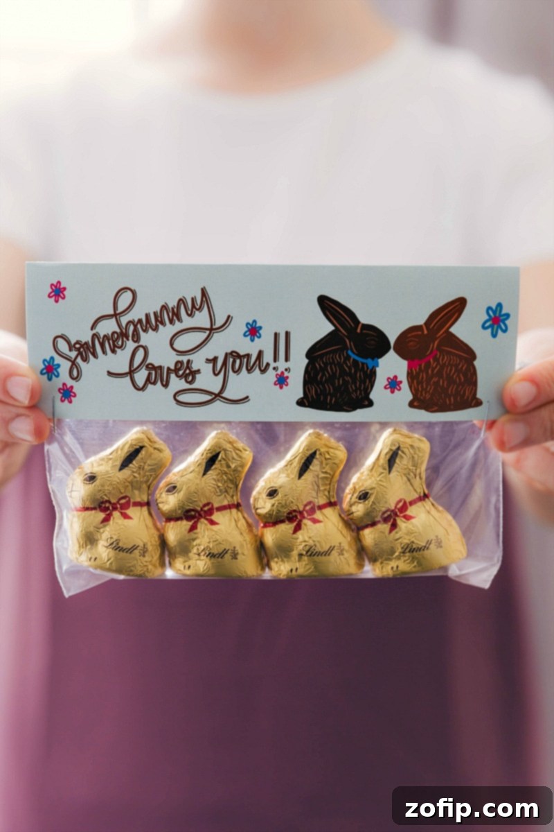 Some Bunny Loves You Easter Treat Bags Somebunny loves you bag topper