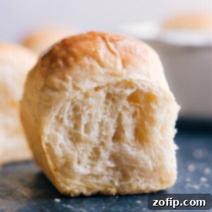 Baked dinner rolls with a golden crust