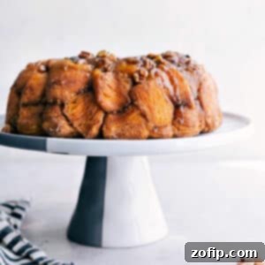 Irresistible Cinnamon Sugar Monkey Bread 3 A delicious homemade Monkey Bread, golden brown and covered in sweet caramel and pecans.