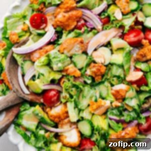 Golden Crispy Chicken Salad 2 Crispy Chicken Salad ready to eat.