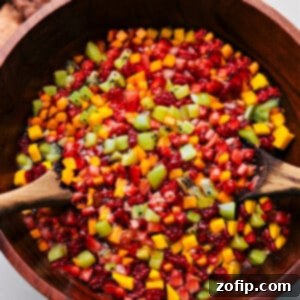 Refreshing Fruit Salsa Made Simple 3 Easy Fruit Salsa Recipe in a large bowl, ready for serving.