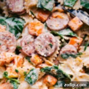 Sweet Potato Pasta in a bowl, ready to serve