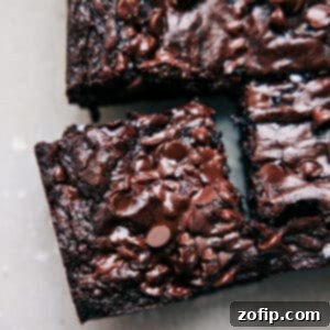 Decadent Homemade Brownies 3 The final batch of ultra-fudgy brownies, baked to perfection and ready to be served as a delightful treat.