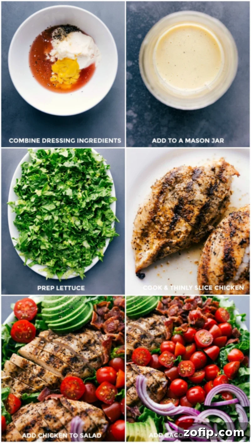 Crafting a Salad: From Honey Mustard Dressing to Grilled Chicken and Lettuce Toss Process of making honey mustard salad dressing, prepping lettuce, grilling chicken, and tossing it all to create a delicious salad.